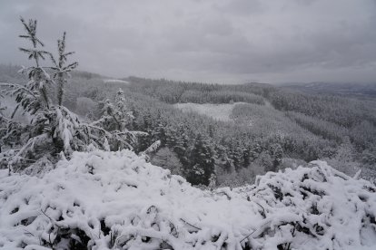 Temporal de nieve en El Bierzo.