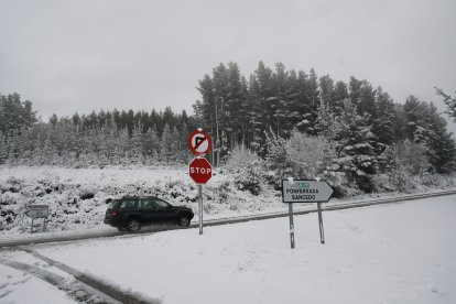 Temporal de nieve en El Bierzo.