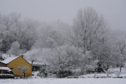 Temporal de nieve en El Bierzo.
