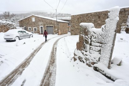 Temporal de nieve en el sur de la provincia de Salamanca