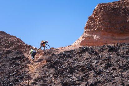 El CSIC documenta los daños ambientales y geológicos clave para la recuperación postincendio de Las Médulas