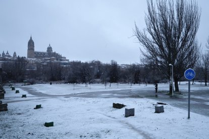 Kristin en Salamanca.