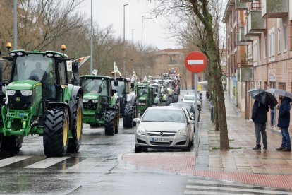 Tractorada en Salamanca en contra de Mercosur