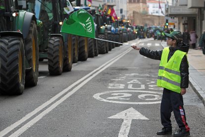 Tractorada en León en contra de Mercosur