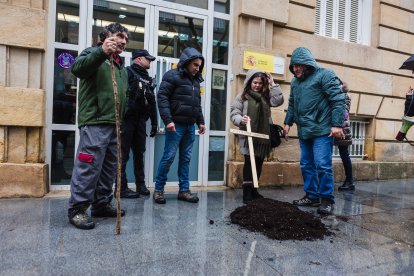 Tractorada en Soria  contra el acuerdo con Mercosur