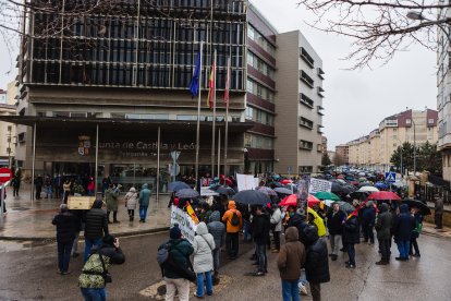 Tractorada en Soria  contra el acuerdo con Mercosur