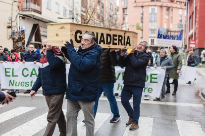 Tractorada en Soria  contra el acuerdo con Mercosur