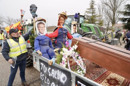 Tractorada en Valladolid en contra de Mercosur