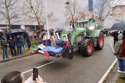 Tractorada en Valladolid en contra de Mercosur
