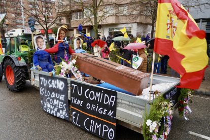 Tractorada en Valladolid en contra de Mercosur