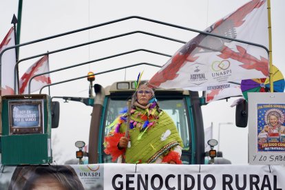 Tractorada en Valladolid en contra de Mercosur