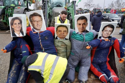 Tractorada en Valladolid en contra de Mercosur