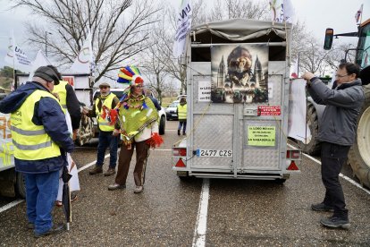 Tractorada en Valladolid en contra de Mercosur