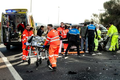 Accidente en la A-62, en Ciudad Rodrigo(Salamanca)