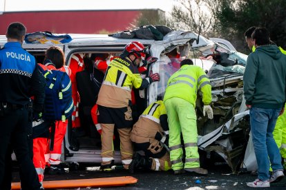 Accidente en la A-62, en Ciudad Rodrigo(Salamanca)