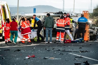 Accidente en la A-62, en Ciudad Rodrigo(Salamanca)