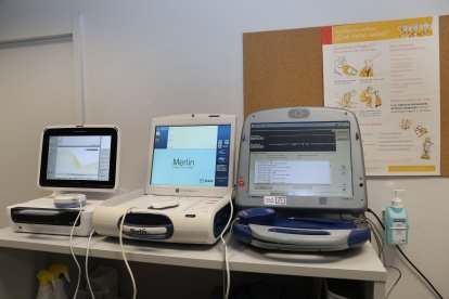 La sala de monitorización  remota de dispositivos electrónicos  cardiacos implantables (Marcapasos)