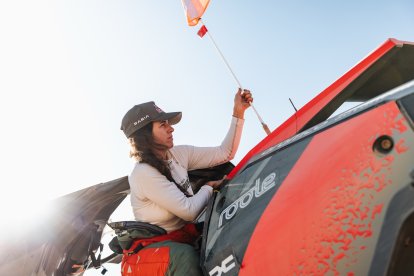 La piloto burgalesa Cristina Gutiérrez