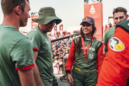 La piloto burgalesa Cristina Gutiérrez