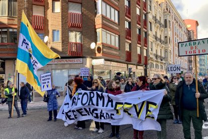 Corte reivindicativo sobre el trazado de Feve