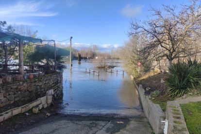 El río Órbigo a su paso por Cebrones del Río (León).
