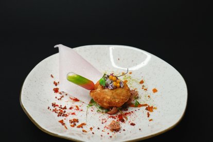 Burgos Mágico’, el pincho con el que Sabores Peruanos ganó el concurso de San Lesme