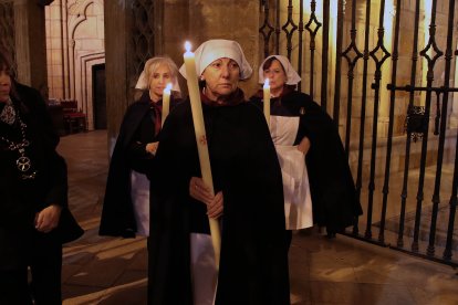 Procesión de antorchas de la Hospitalidad de Nuestra Señora de Lourdes