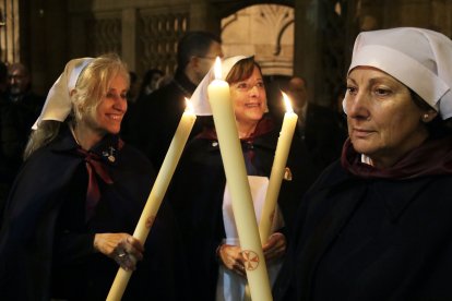 Procesión de antorchas de la Hospitalidad de Nuestra Señora de Lourdes