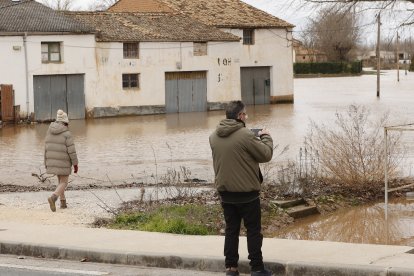 Crecida del río Duero en Soria