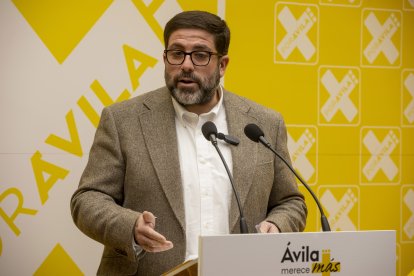 El director de campaña de Por Ávila para las Elecciones Autonómicas del 15M, Jesús Manuel Sánchez Cabrera.