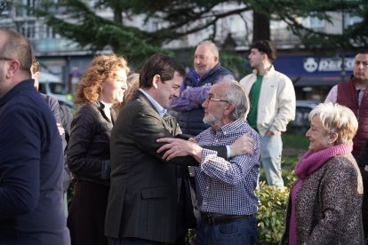 Acto del PP en la plaza de Poniente de Valladolid.