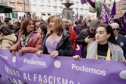 Manifestación por Día Internacional de la Mujer en Valladolid.