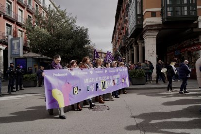Manifestación por Día Internacional de la Mujer en Valladolid.