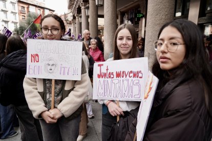 Manifestación por Día Internacional de la Mujer en Valladolid.