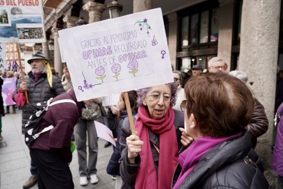 Manifestación por Día Internacional de la Mujer en Valladolid.