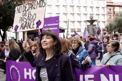 Manifestación por Día Internacional de la Mujer en Valladolid.