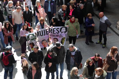 Manifestación del 8M en Palencia.