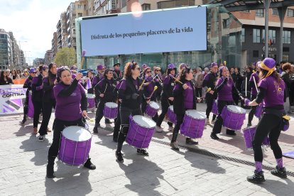 Manifestación del 8M en Palencia.