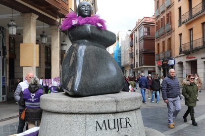 Manifestación del 8M en Palencia.