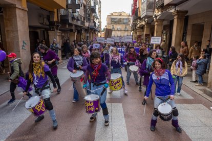 Manifestación por el Día Internacional de la Mujer en Soria.
