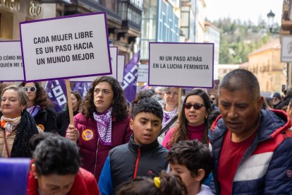 Manifestación por el Día Internacional de la Mujer en Soria.