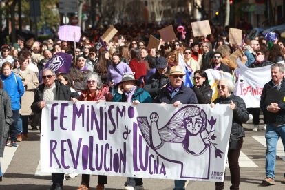 Manifestación del 8M en Zamora.