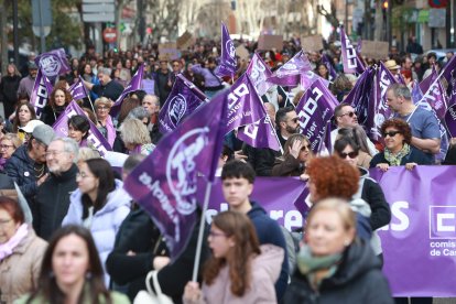 Manifestación del 8M en Zamora.