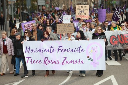 Manifestación del 8M en Zamora.