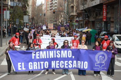Manifestación del 8M en Zamora.