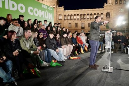 Cierre de Campaña de Vox en Valladolid por las elecciones del 15-M.