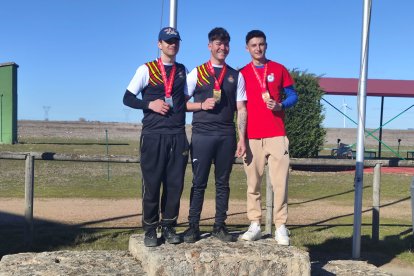 Podium categoria juvenil Copa de Foso Olímpico