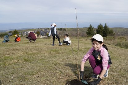 Iniciativa 'Guardianes del Bosque', con la plantación de árboles en zonas afectadas por los incendios en el Bierzo