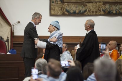 La Universidad de Salamanca nombra doctor 'honoris causa' al presidente italiano, Sergio Mattarella.