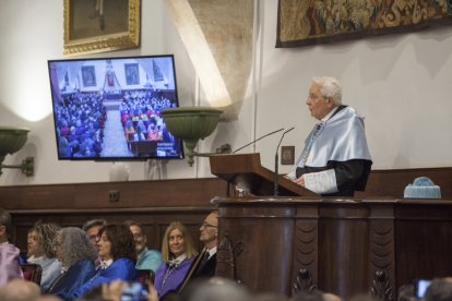 La Universidad de Salamanca nombra doctor 'honoris causa' al presidente italiano, Sergio Mattarella.